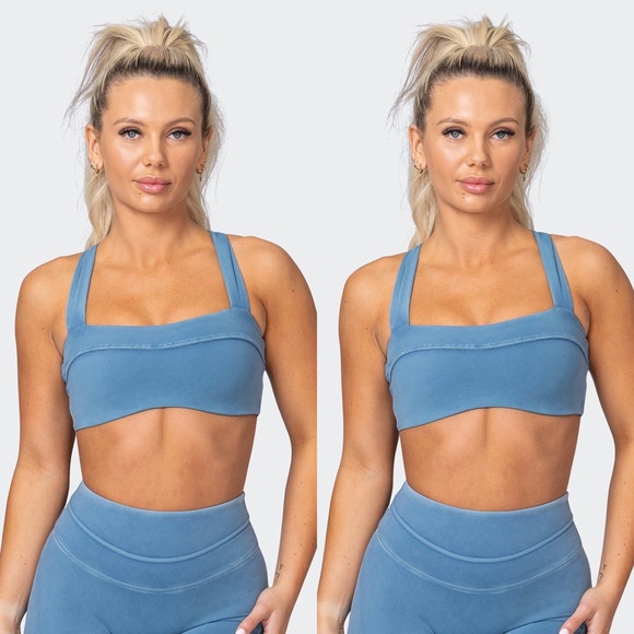 Muscle Nation Other - LAST CHANCE | Finesse Bralette in Washed Tide